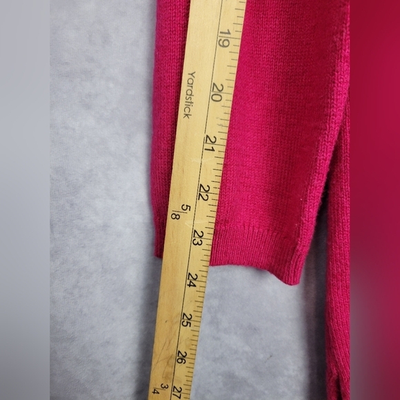 Talbots Cotton hot Pink  Cardigan Women’s Size 2xP - Picture 11 of 13